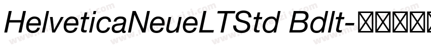 HelveticaNeueLTStd Bdlt字体转换